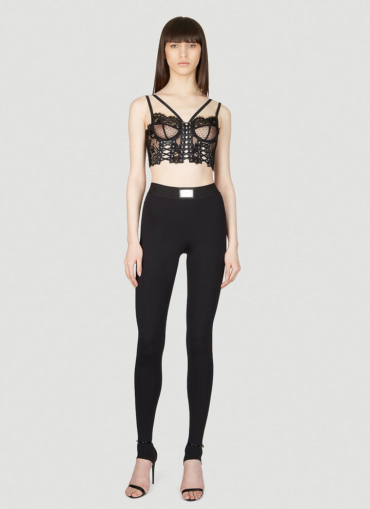 Dolce & Gabbana Women Floral Lace Bralette Top