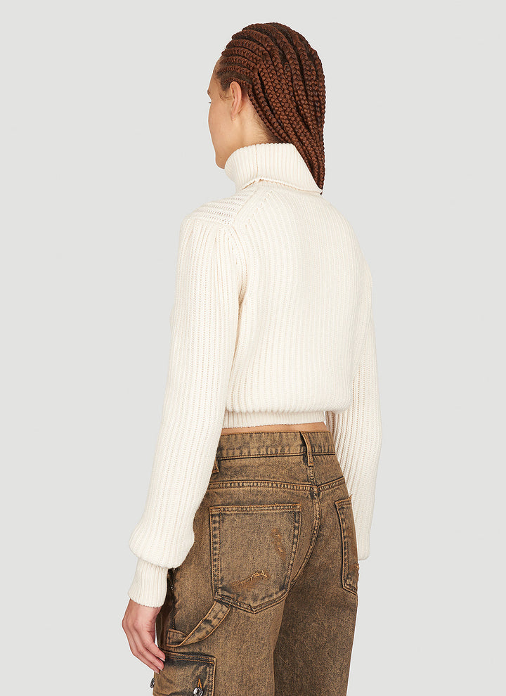 Dolce & Gabbana Women Crop Rib Sweater