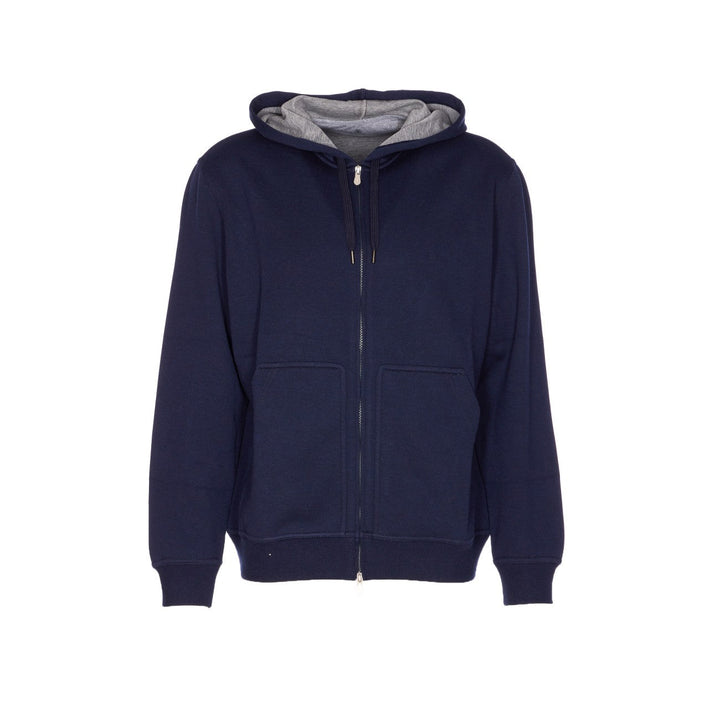 Brunello Cucinelli Men Double Zip Hoodie