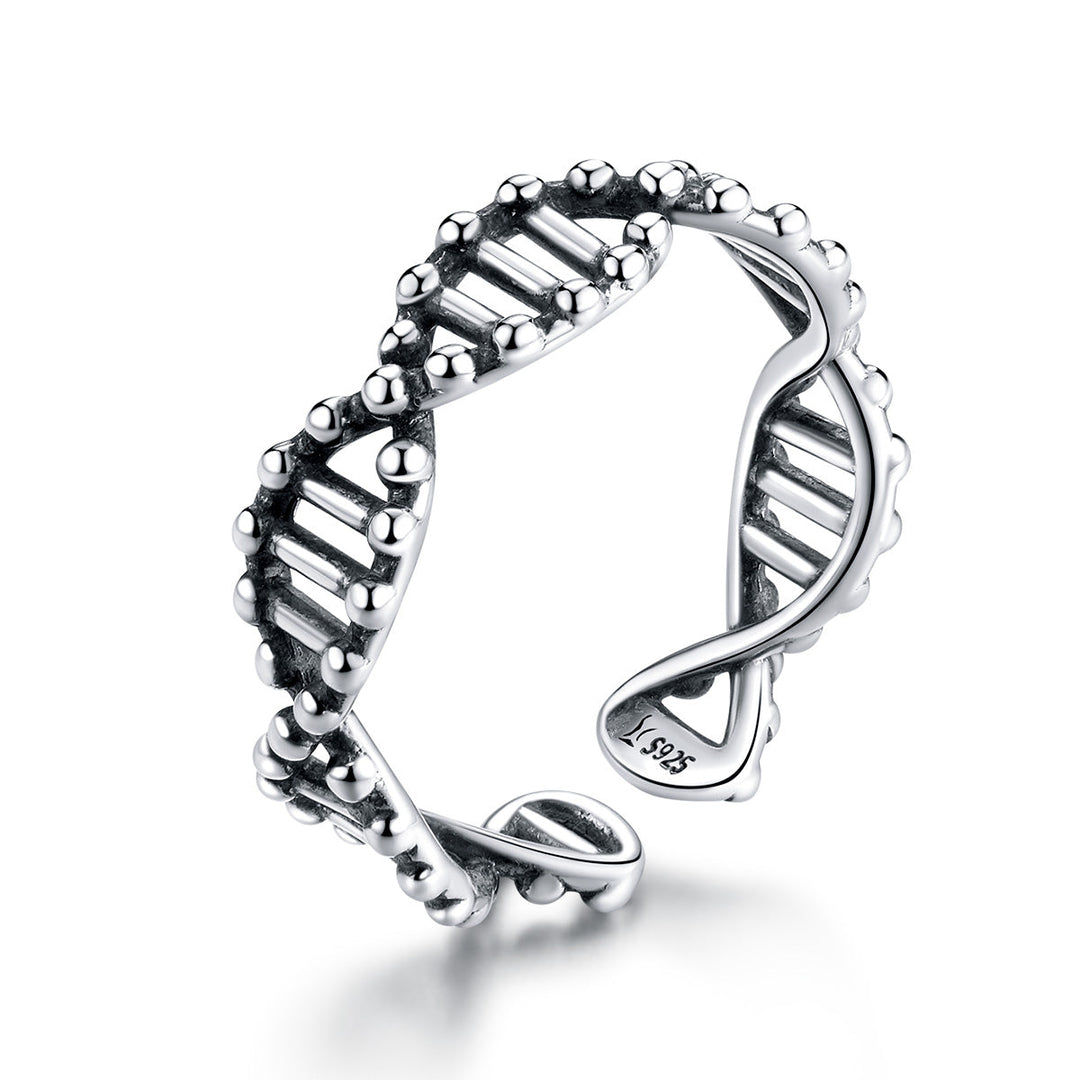 925 Sterling Silver Oxidized Ring for Women