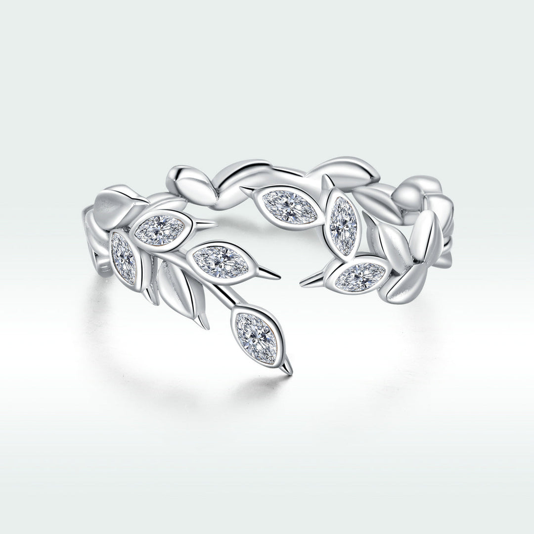S925 Sterling Silver Ring with Pavé Setting and CZ