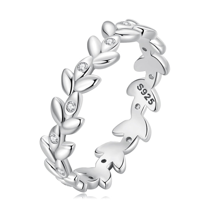 925 Sterling Silver Ring with CZ - Size 6.0 - Classic Style for Women