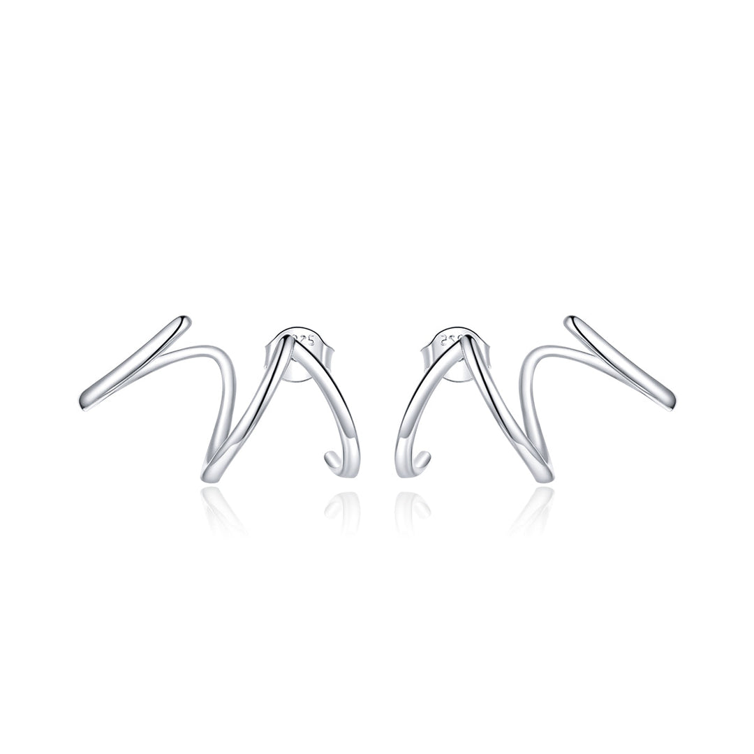 925 Sterling Silver Oxidized Earrings for Women