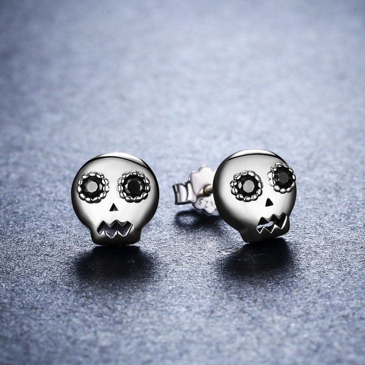 925 Sterling Silver Earrings with Pavé Setting CZ