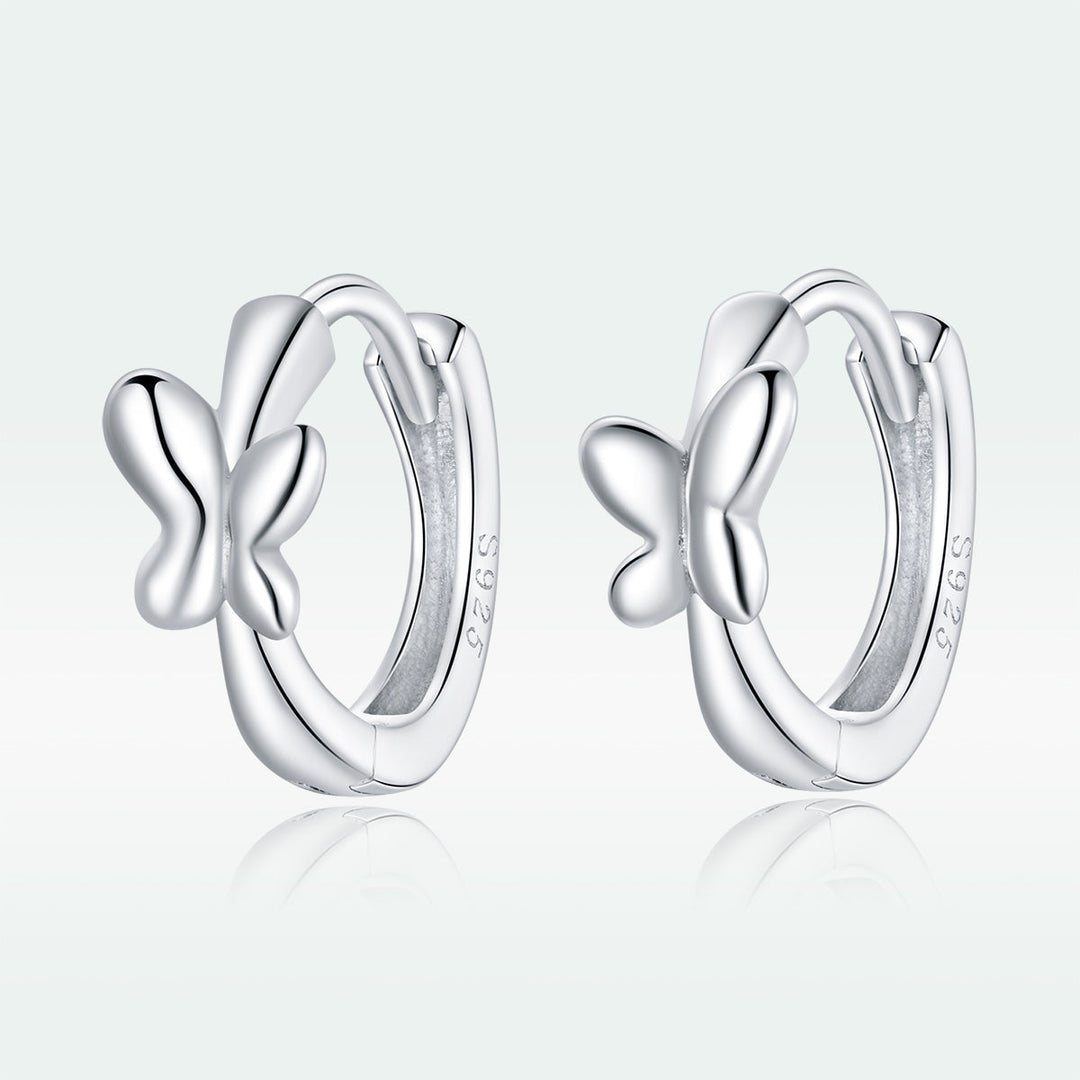 925 Sterling Silver Plated Platinum Earrings for Women