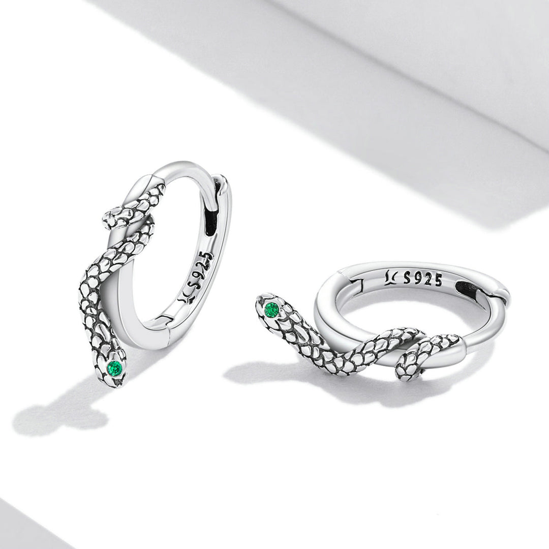 925 Sterling Silver Earrings with Pavé Setting CZ