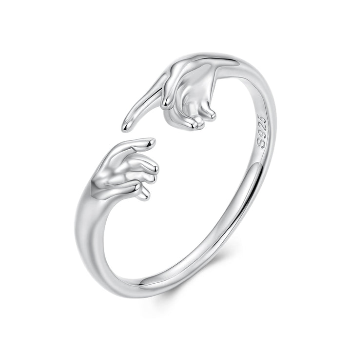 925 Sterling Silver Plated White Gold Ring for Women