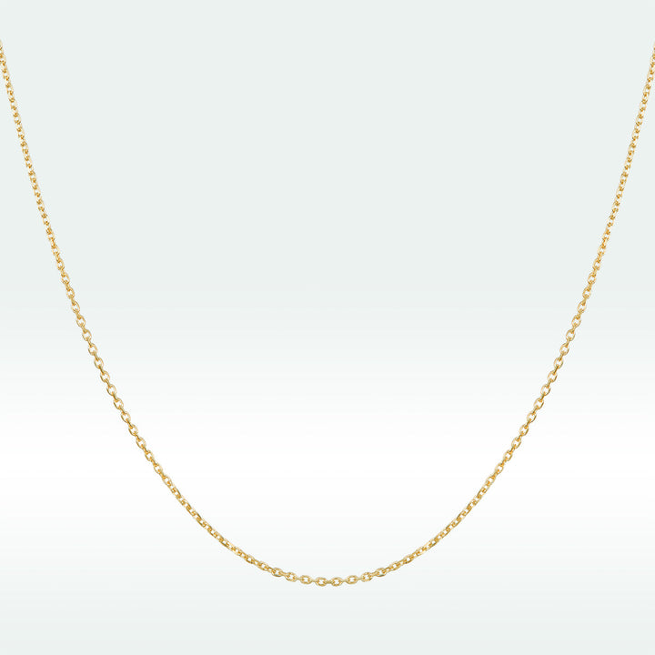 925 Sterling Silver Gold Plated 40cm Necklace for Women