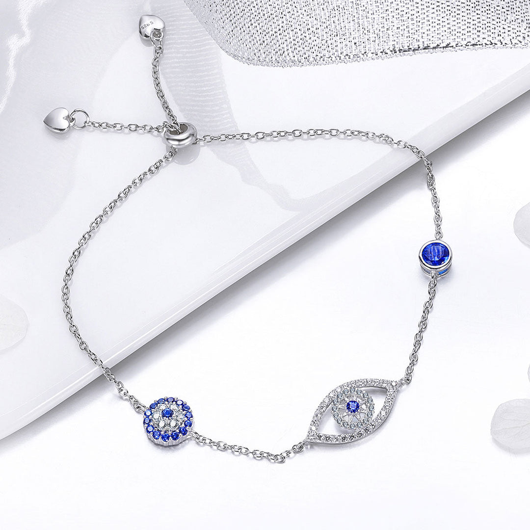 925 Sterling Silver Bracelet 22cm Length 0.9*2.2cm for Women