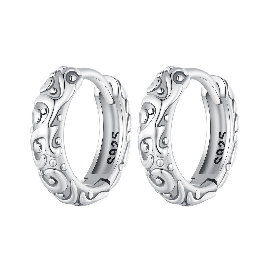925 Sterling Silver Oxidized Earrings for Women
