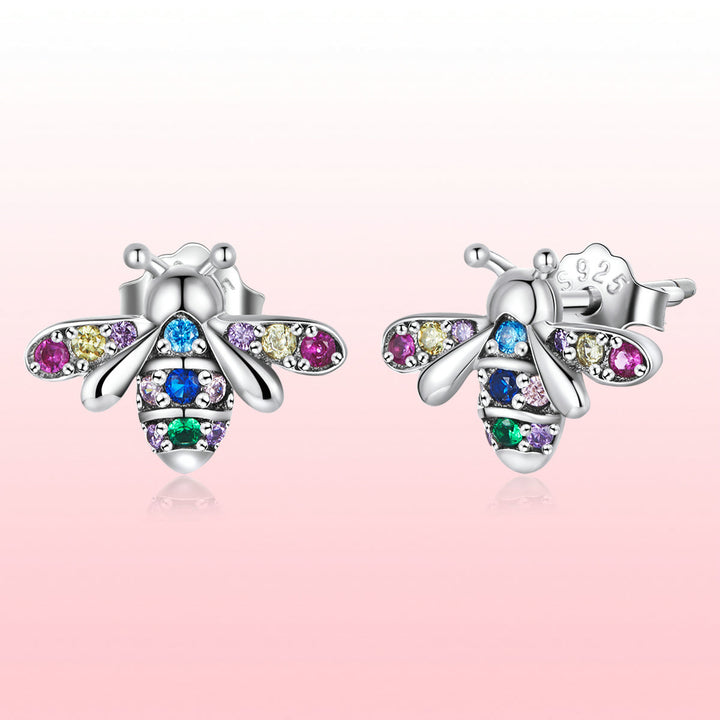 925 Sterling Silver Pavé Setting CZ Earrings for Women