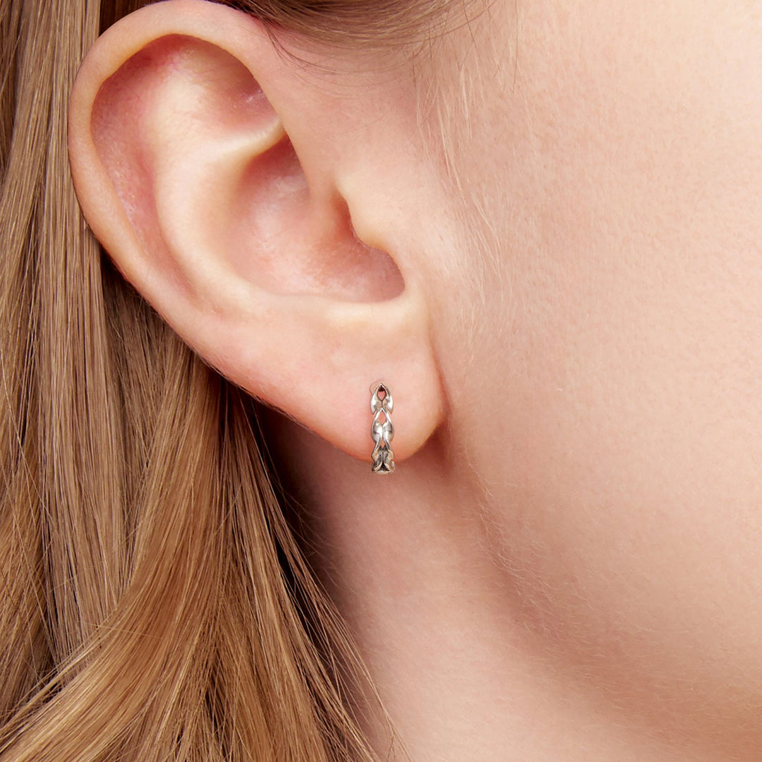 925 Sterling Silver Earrings for Women with Oxidized Finish