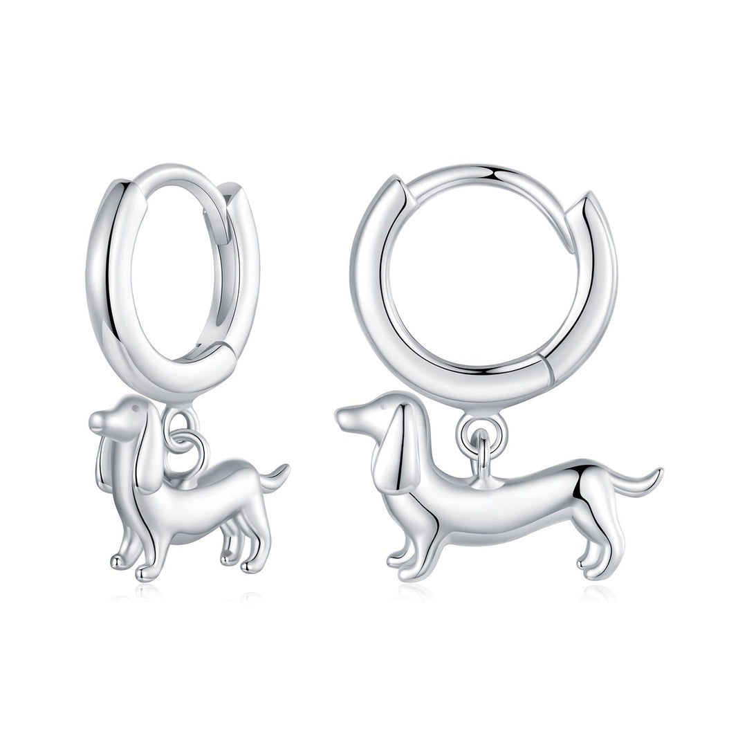 925 Sterling Silver &amp; Plated White Gold Earrings for Women