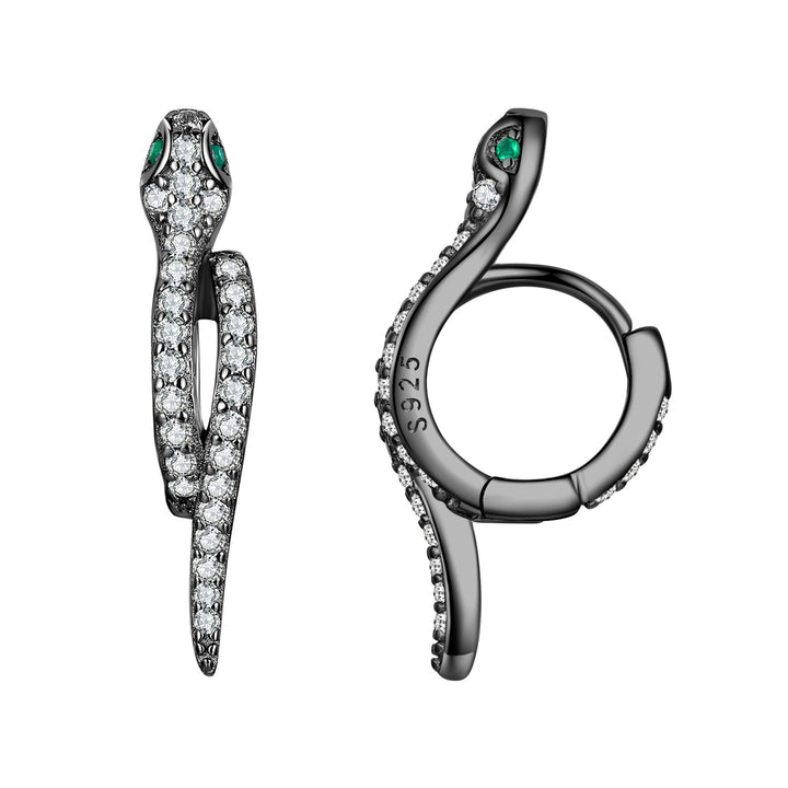S925 Sterling Silver Pavé Setting CZ Earrings for Women