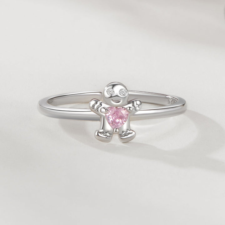 925 Sterling Silver White Gold Plated Pavé Setting CZ Ring