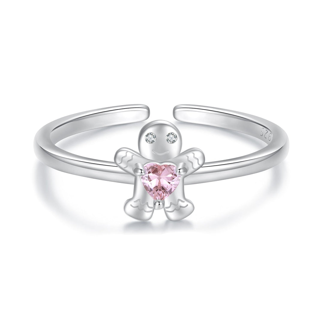 925 Sterling Silver White Gold Plated Pavé Setting CZ Ring