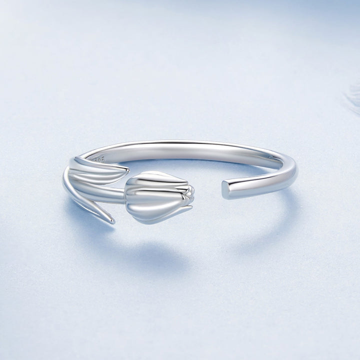 925 Sterling Silver Plated White Gold 0.18cm Rings for Women