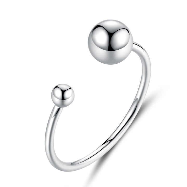 S925 Sterling Silver Plated Platinum Ring