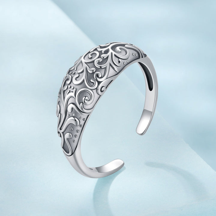 925 Sterling Silver &amp; Oxidized Silver Rings for Men