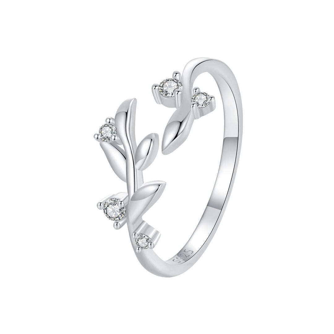 925 Sterling Silver Pave Setting CZ 1.5mm Ring