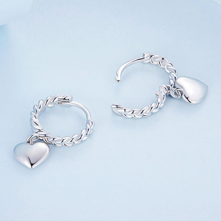 S925 Sterling Silver Earrings for Women with Platinum Plating