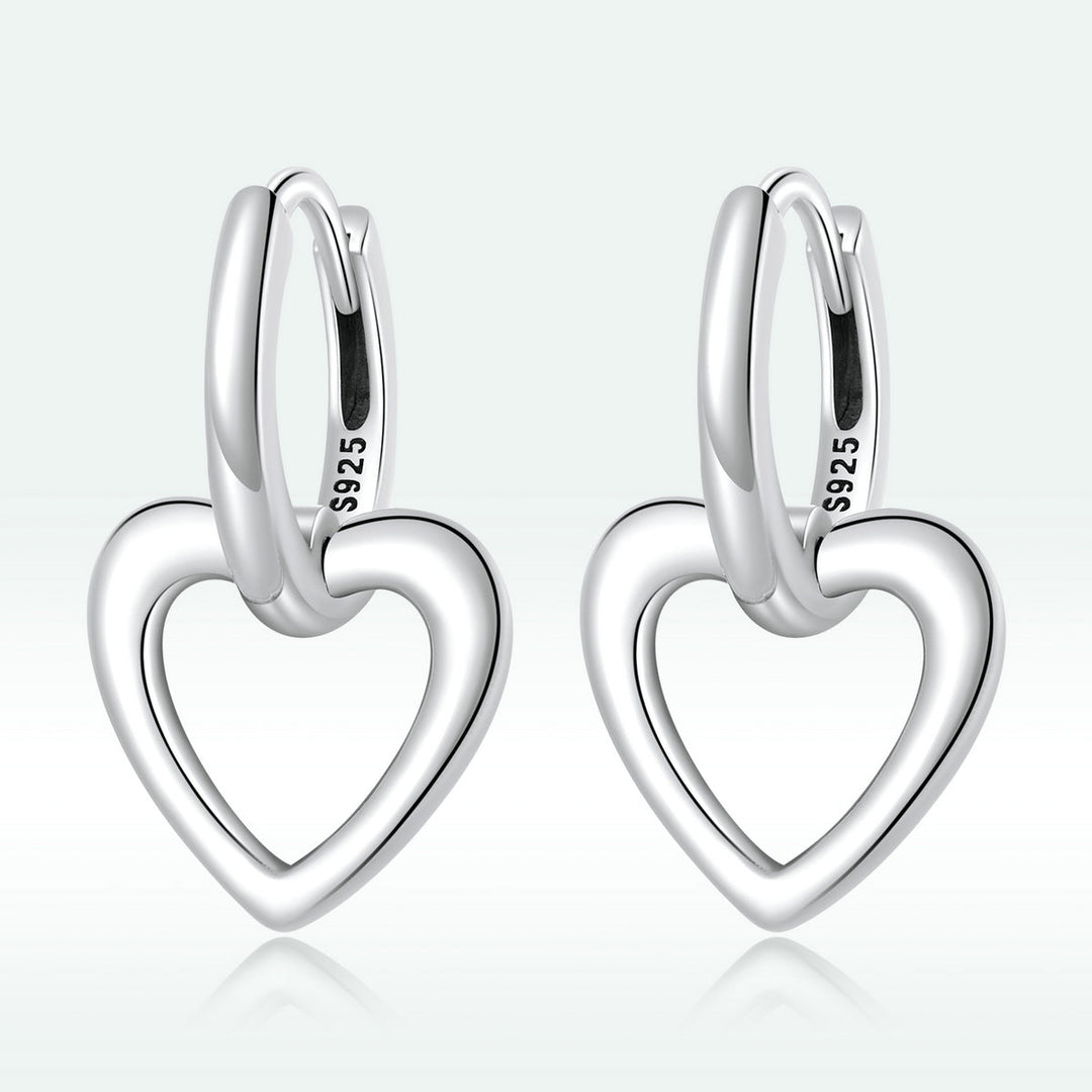 925 Sterling Silver Earrings for Women - Oxidized - 1.9x1.2cm