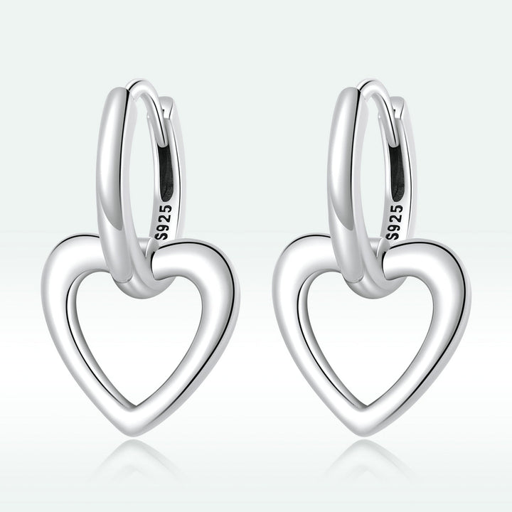 925 Sterling Silver Earrings for Women - Oxidized - 1.9x1.2cm