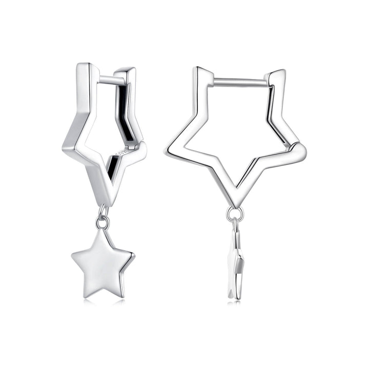 925 Sterling Silver Earrings 25*8mm for Women