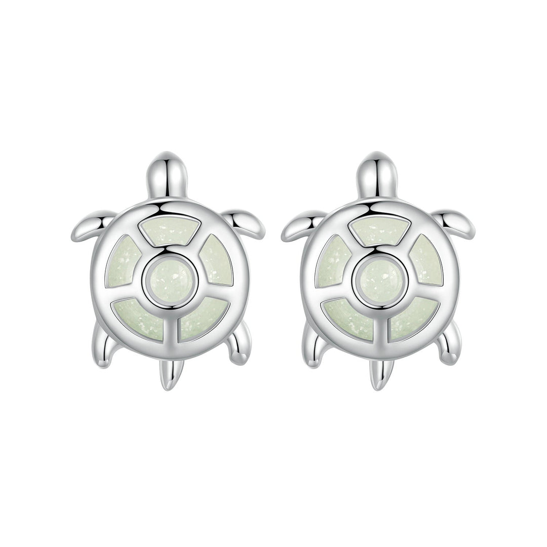 925 Sterling Silver Luminous Stone Earrings
