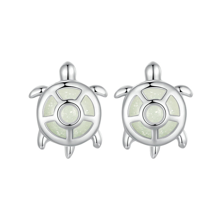 925 Sterling Silver Luminous Stone Earrings