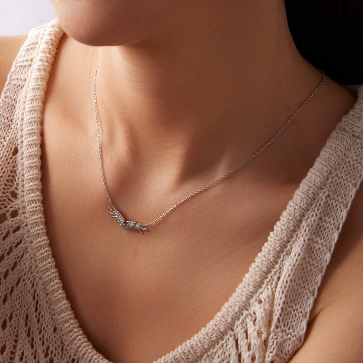 925 Sterling Silver Plated 40+5cm White Gold Necklace for Women