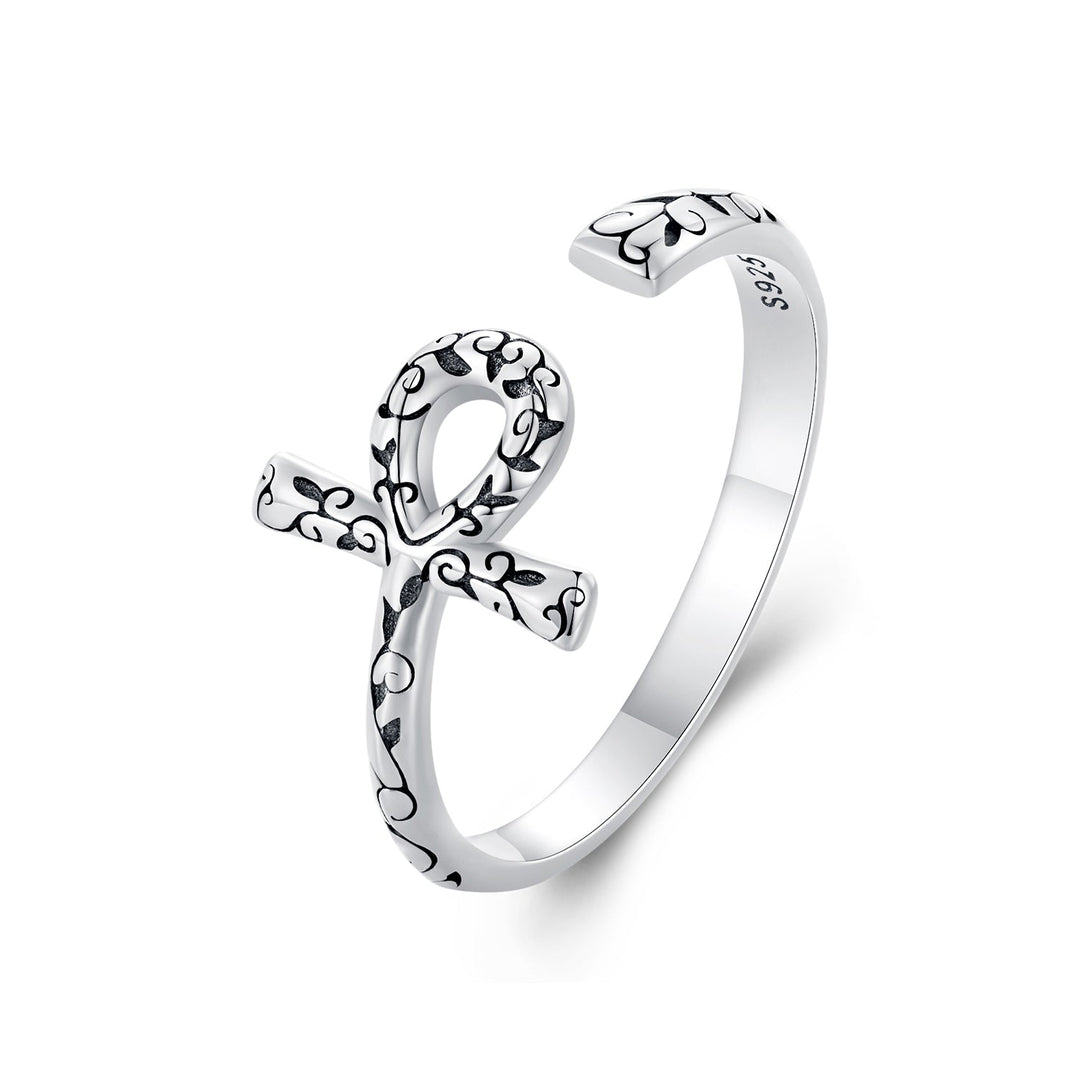 925 Sterling Silver Oxidized 2.2mm Ring for Women