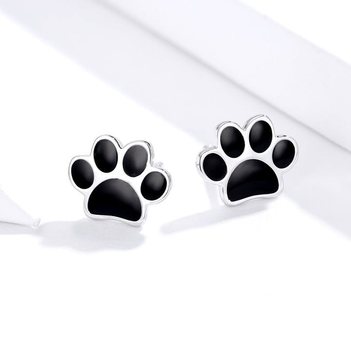925 Sterling Silver Earrings with Enamel Finish