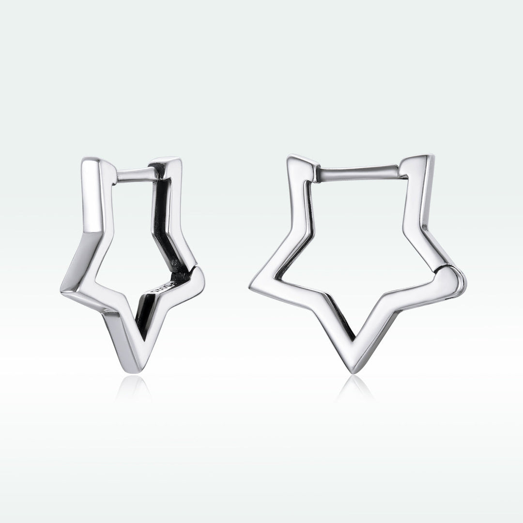 925 Sterling Silver Earrings 1.5cm x 1.7cm for Women