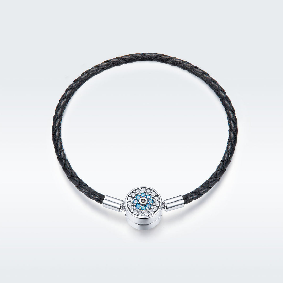 925 Sterling Silver Nan Style Bracelet Size 17.0