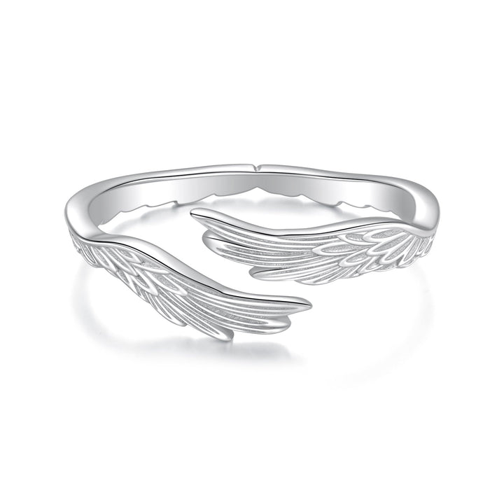 925 Sterling Silver White Gold Plated 0.2cm Ring for Women