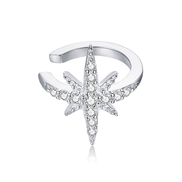 925 Sterling Silver Plated Platinum Pavé Setting CZ Earrings for Women
