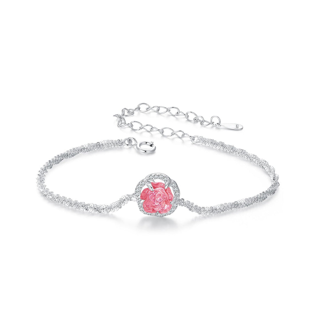 925 Sterling Silver Bracelet 150mm with CZ and Resin
