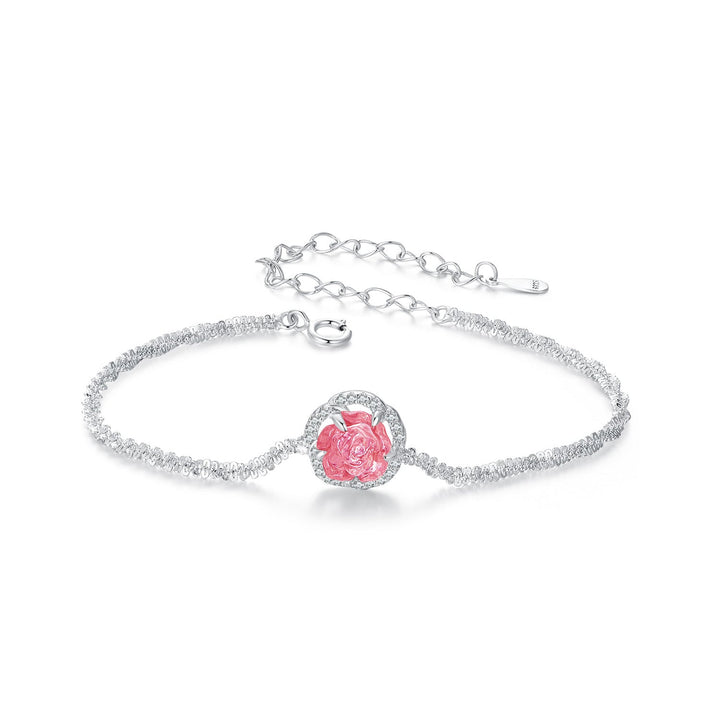 925 Sterling Silver Bracelet 150mm with CZ and Resin