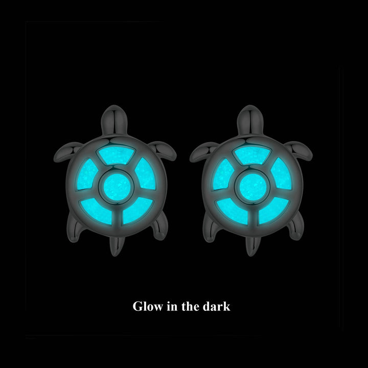 925 Sterling Silver Luminous Stone Earrings