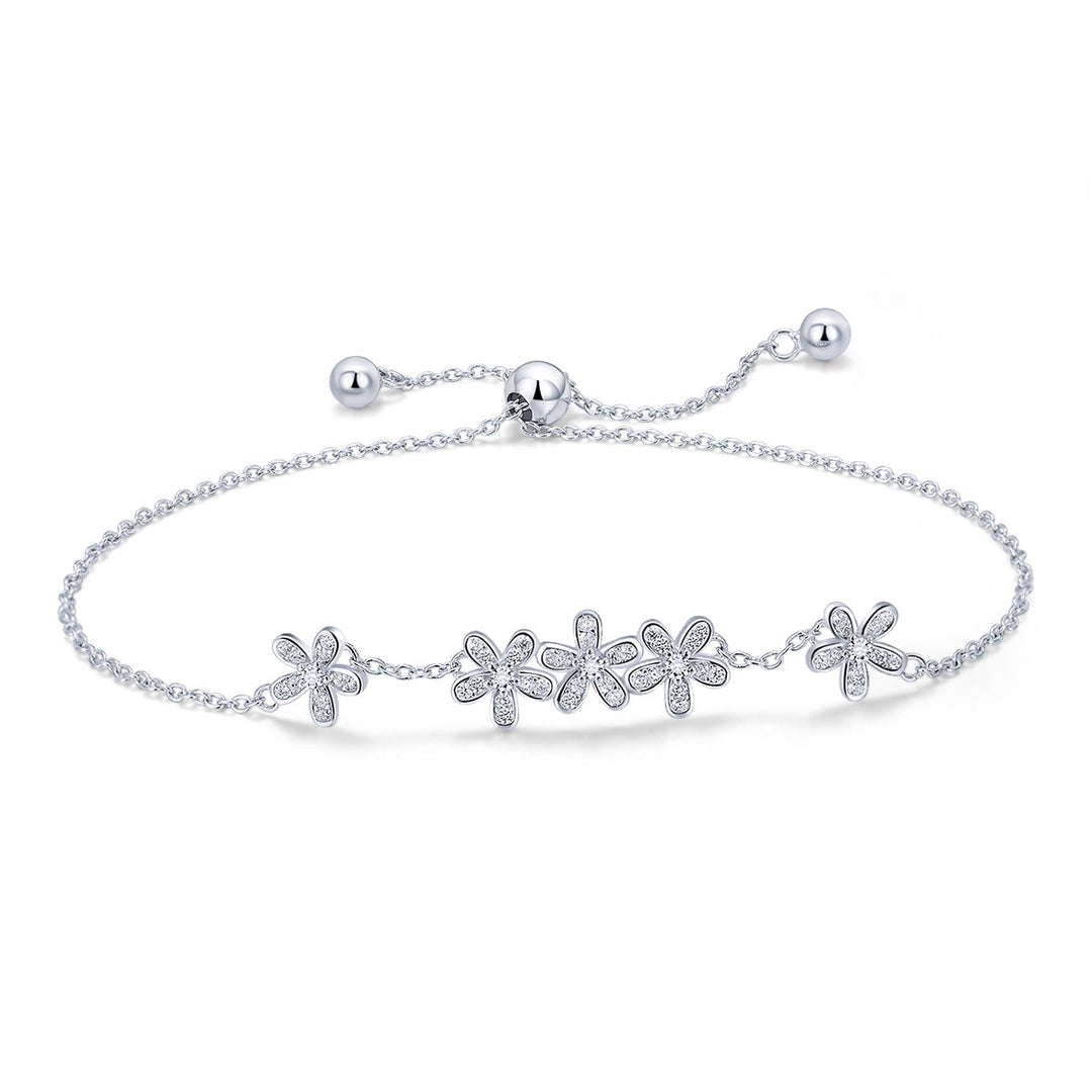 925 Sterling Silver Bracelet 22cm for Women