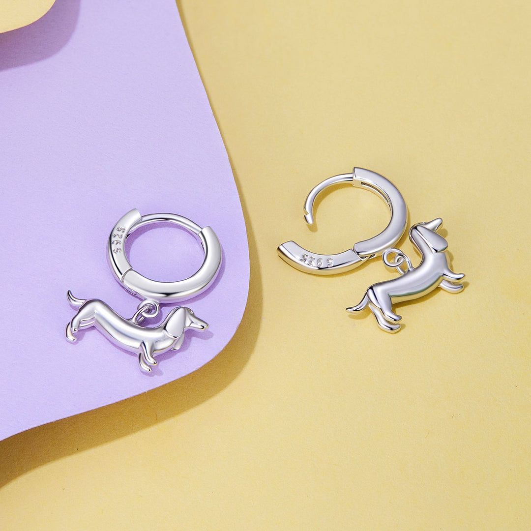 925 Sterling Silver &amp; Plated White Gold Earrings for Women