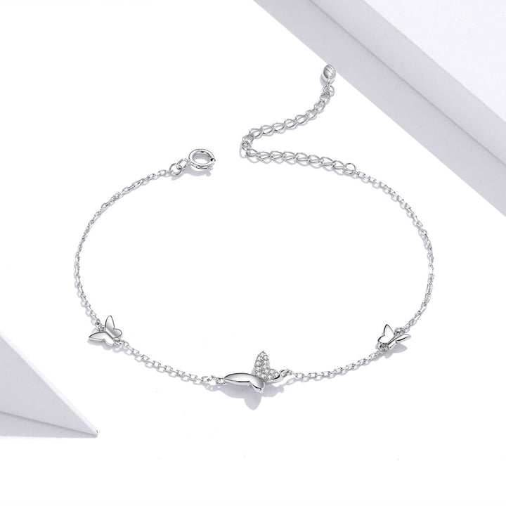 925 Sterling Silver Pavé Setting CZ Bracelet for Women