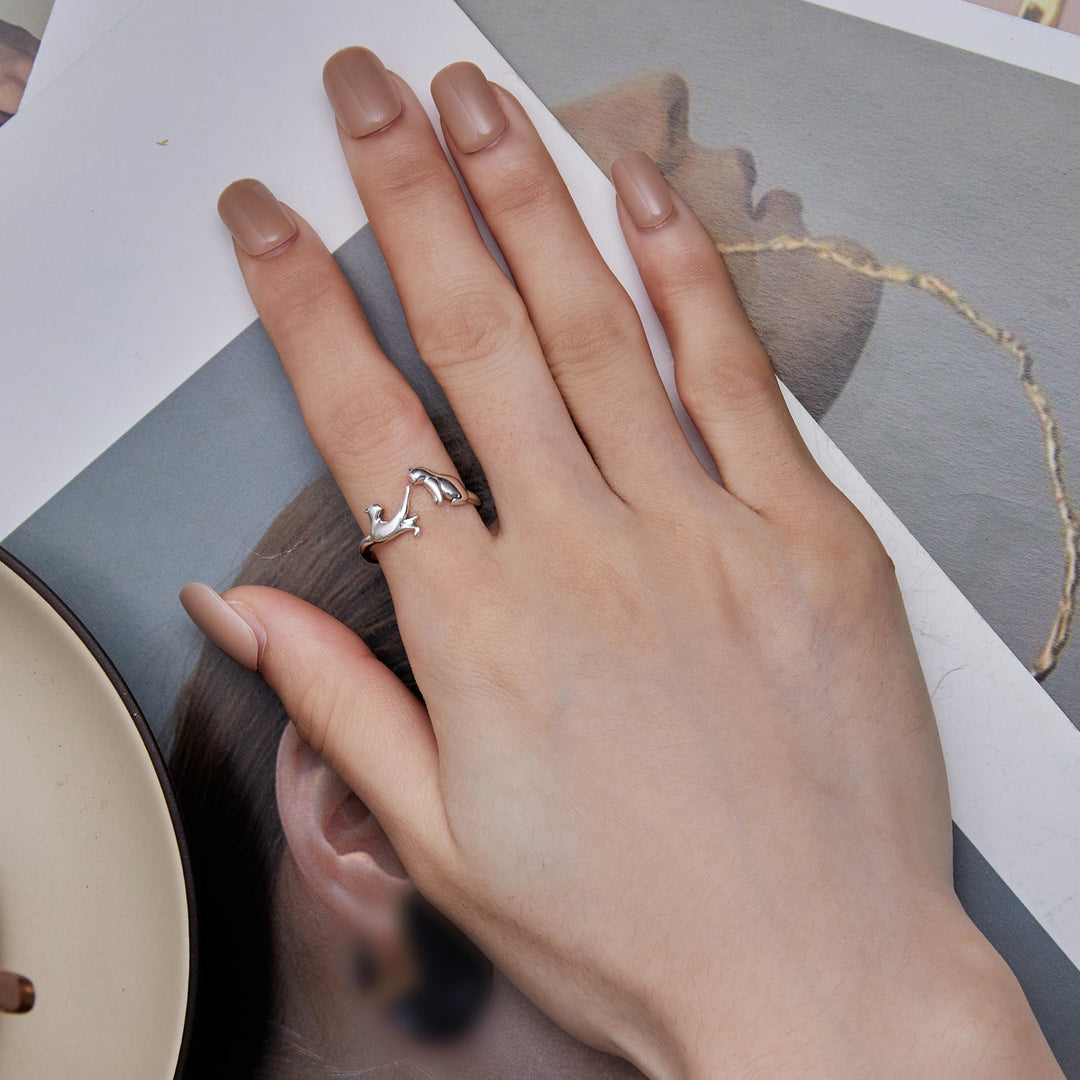 S925 Oxidized Silver 1.8mm Ring
