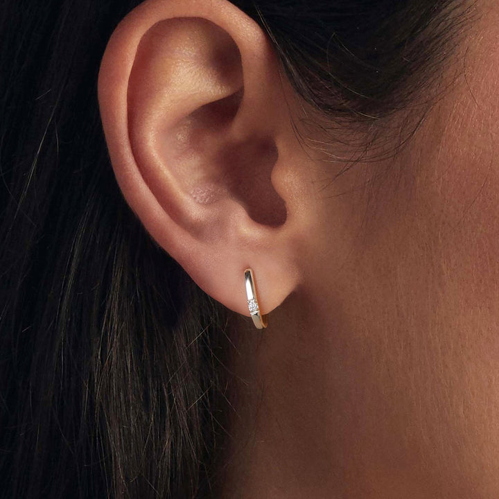 925 Sterling Silver Moissanite 0.16 ct Stud Earrings for Women