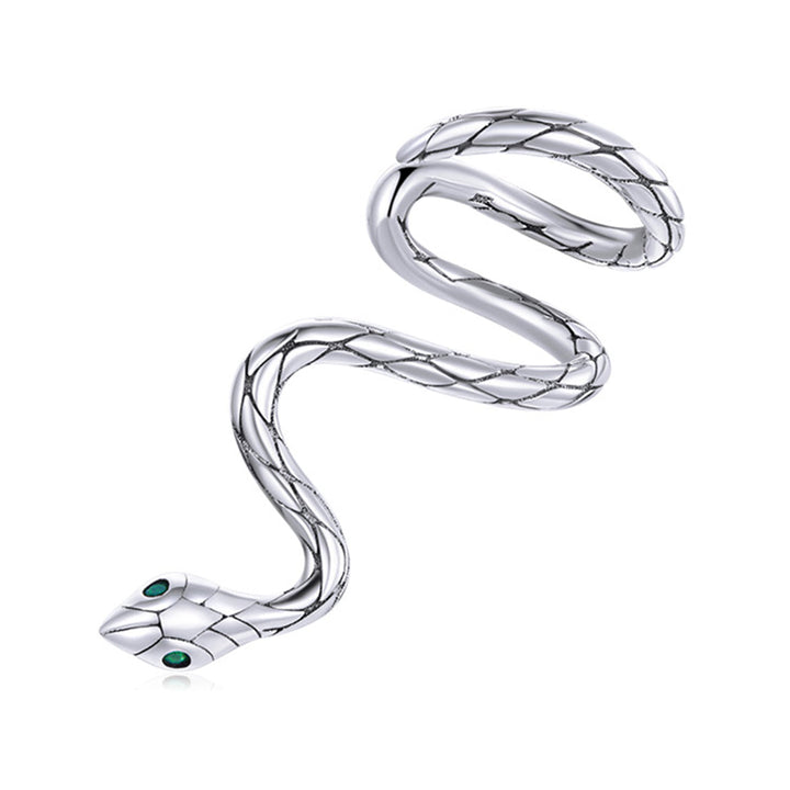 925 Sterling Silver Oxidized 2.5x1.9 cm Pavé Setting CZ Earrings for Women