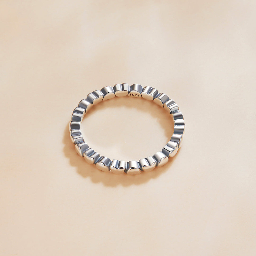 925 Sterling Silver Oxidized Ring Size 6.0 for Women