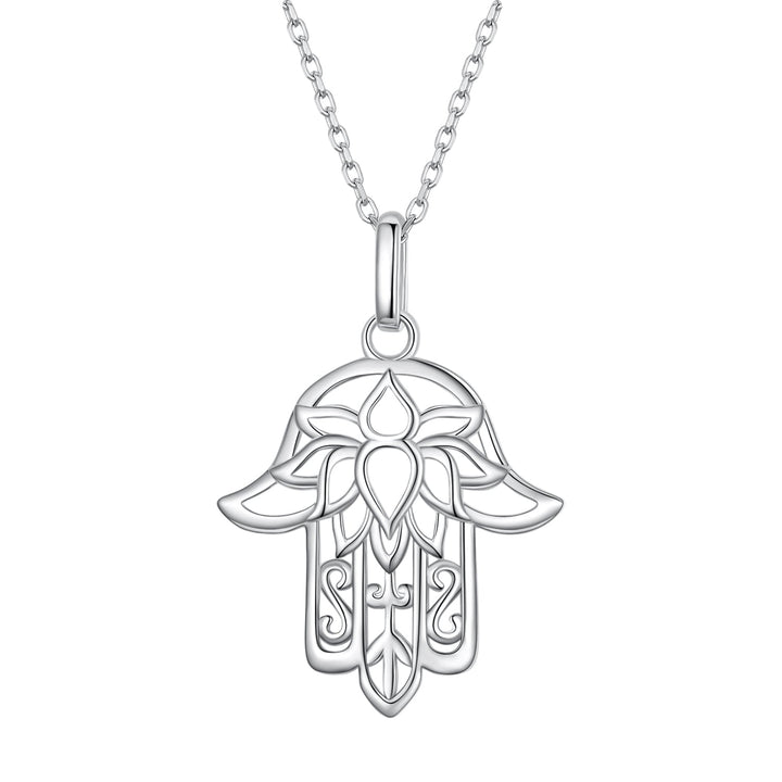 S925 Sterling Silver Plated Platinum Adjustable Necklace for Women