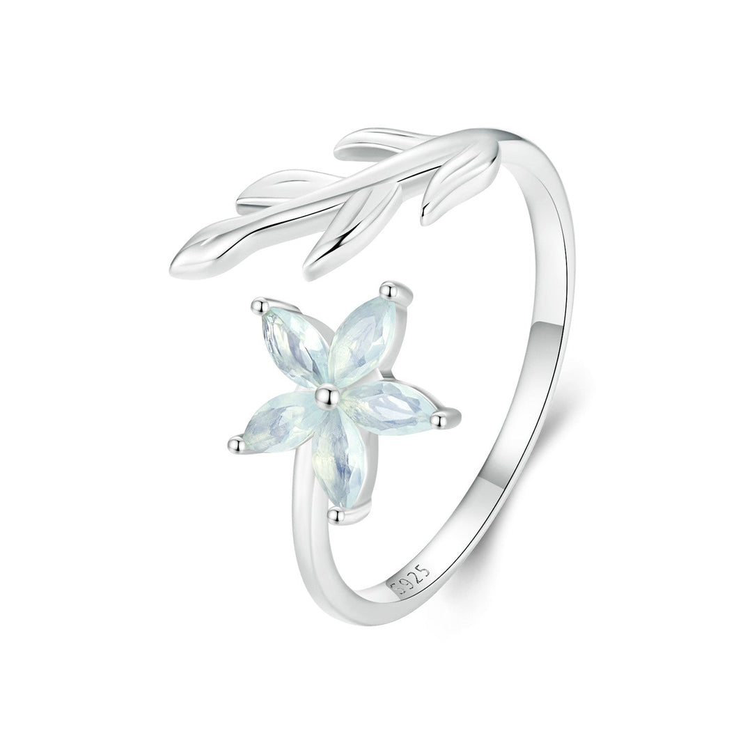 925 Sterling Silver &amp; Opal Ring for Women