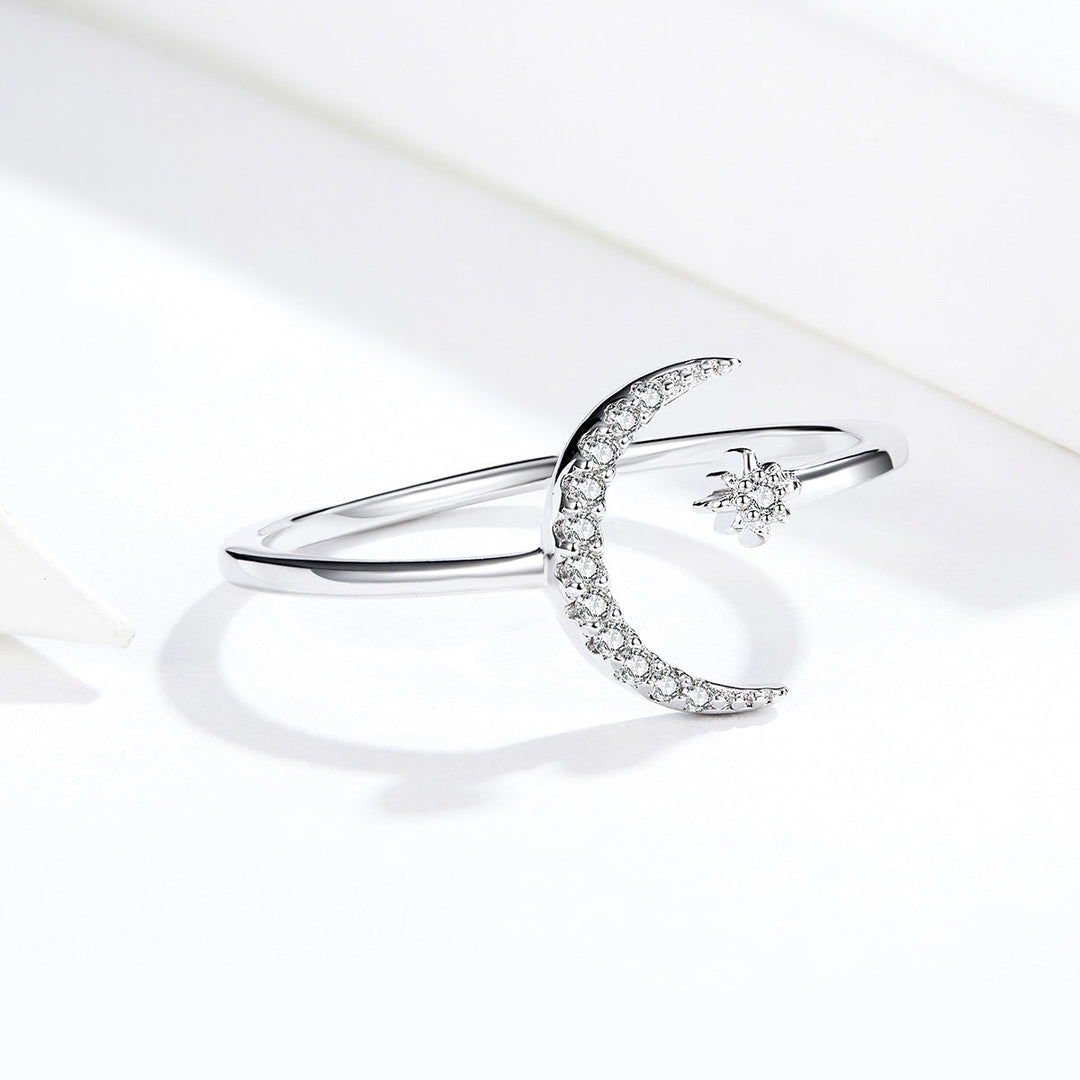925 Sterling Silver Ring with Pavé Setting CZ